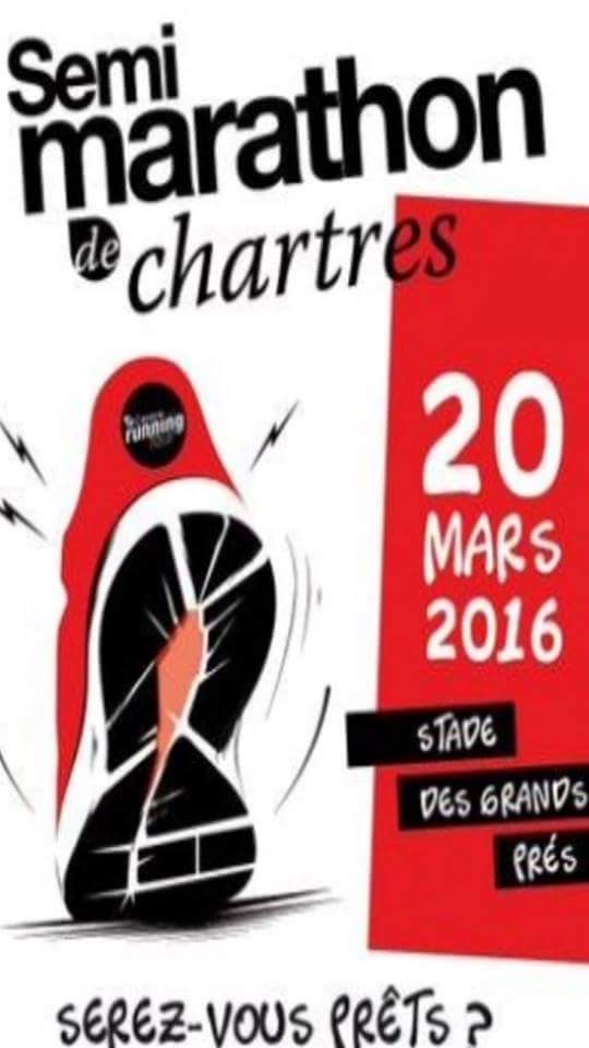 Le Semi marathon de Chartres – 20/03/2016