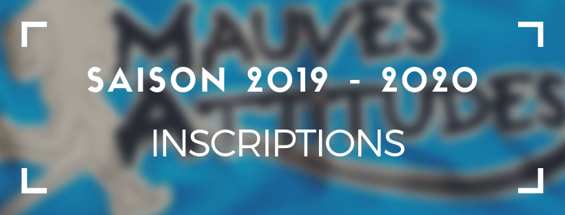 INSCRIPTIONS 2019 – 2020