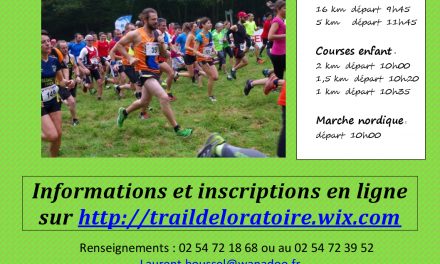 2/10/2016 – Trail de l’oratoire (Vendôme – 41)