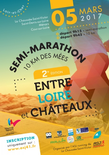 5 mars 2017 – 2ème édition entre Loire et Château
